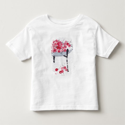 さくらんぼ トドラーTシャツ (正面)
