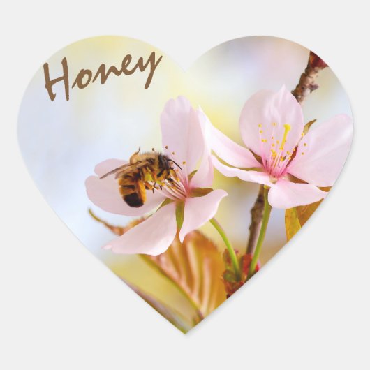 さくらんぼ ハートシール (正面)