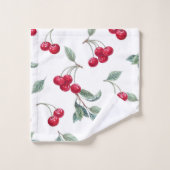 さくらんぼ バスタオルセット (ウォッシュタオル)