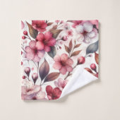 さくらんぼ バスタオルセット (ウォッシュタオル)