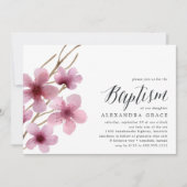 さくらんぼ | バプテスマ招待状 招待状 (正面)