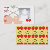 さくらんぼ-ビジネス 名刺 (正面/裏面)