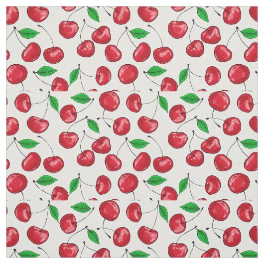 さくらんぼ ファブリック (見本)