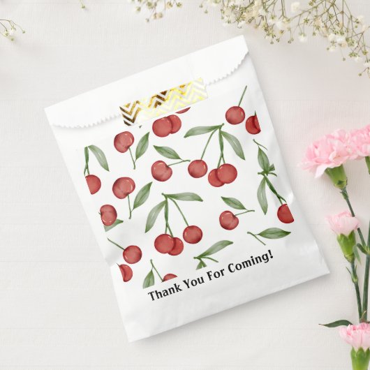 さくらんぼ フェイバーバッグ (封をした状態)