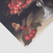 さくらんぼ,フェデ・ガリツィア作の銀コンポート 薄葉紙 (詳細)