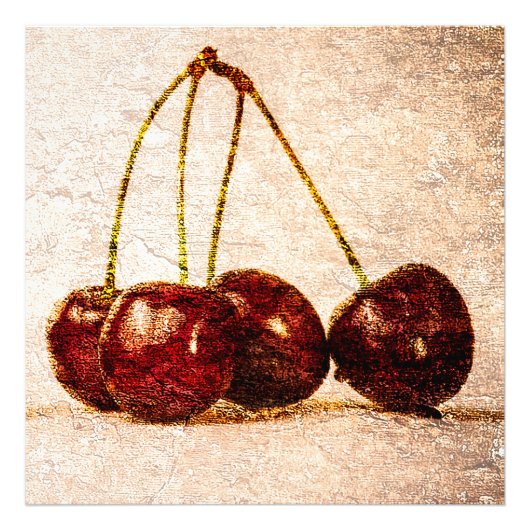 さくらんぼ フォトプリント            (正面)