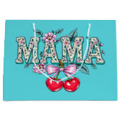 さくらんぼ・フォー・ママ ラージペーパーバッグ (正面)
