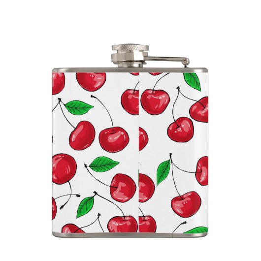 さくらんぼ フラスク (裏面)