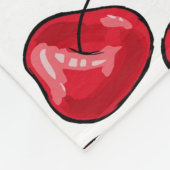 さくらんぼ フリースブランケット (角)