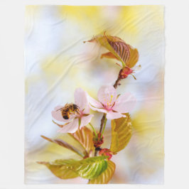 さくらんぼ フリースブランケット