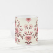 さくらんぼ フロストグラスマグカップ (正面左)