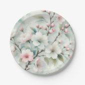 さくらんぼ ペーパープレート (正面)