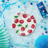 さくらんぼ ペーパープレート (パーティー)