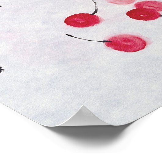 さくらんぼ ポスター (角)