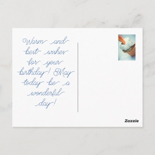 さくらんぼ ポストカード (裏面)