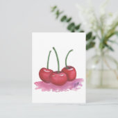 さくらんぼ ポストカード (スタンド正面)