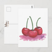 さくらんぼ ポストカード (正面/裏面)