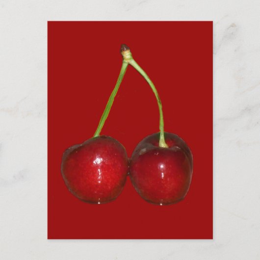 さくらんぼ ポストカード (正面)