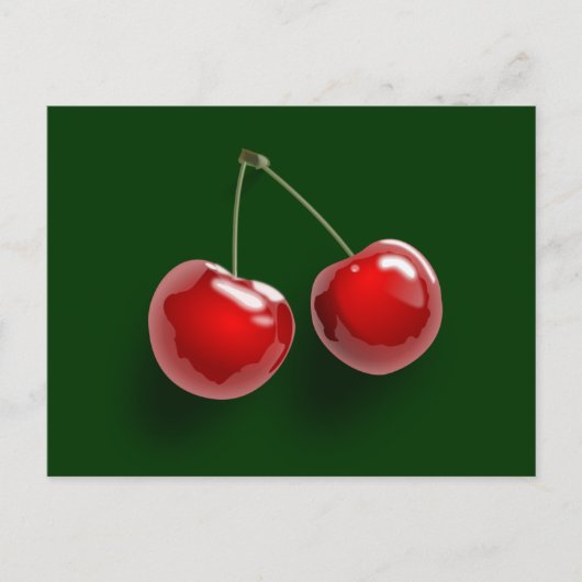 さくらんぼ ポストカード (正面)
