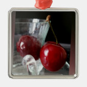 さくらんぼ メタルオーナメント (正面)