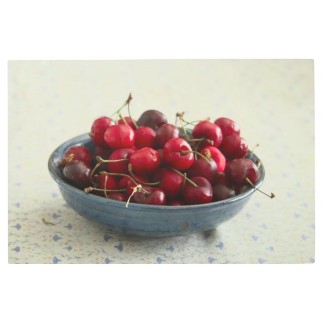 さくらんぼ メタルプリント (正面)