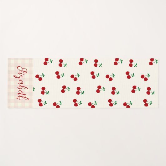 さくらんぼ ヨガマット (正面(横))