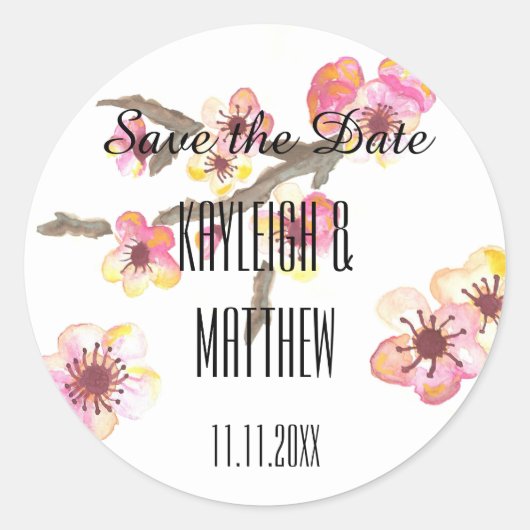 さくらんぼ ラウンドシール (正面)