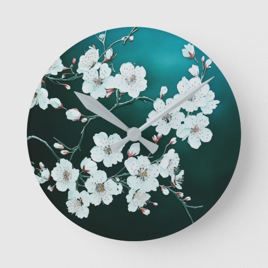 さくらんぼ ラウンド壁時計 (正面)
