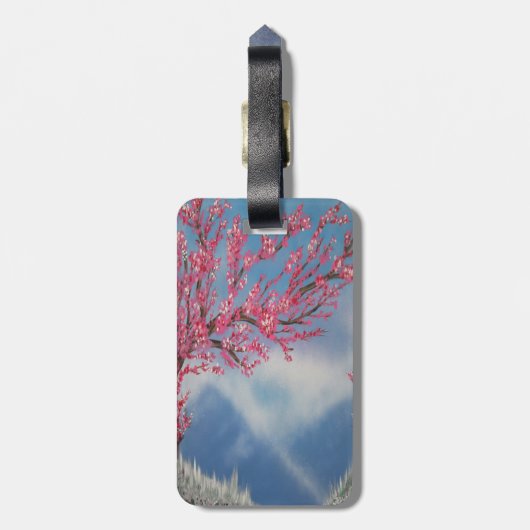 さくらんぼ ラゲッジタグ (裏面縦)