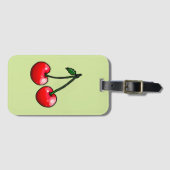 さくらんぼ ラゲッジタグ (正面横)