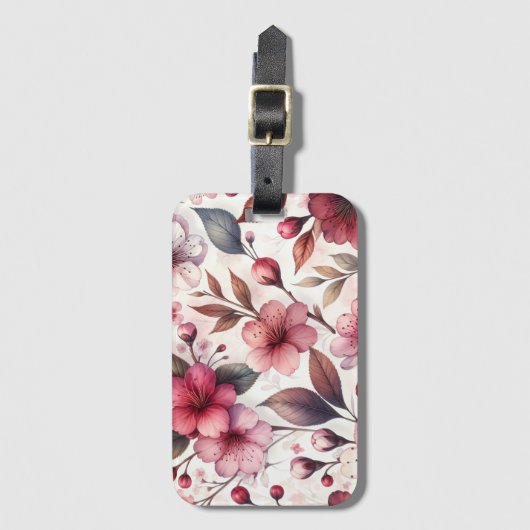 さくらんぼ ラゲッジタグ (正面縦)