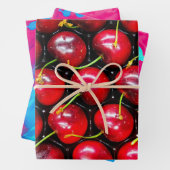 さくらんぼ ラッピングペーパーシート (インサイチュ)