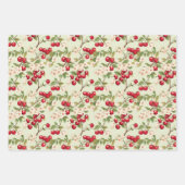 さくらんぼ ラッピングペーパーシート (正面3)