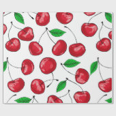 さくらんぼ ラッピングペーパー (フラット)