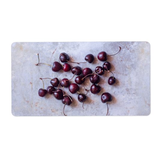 さくらんぼ ラベル (正面)