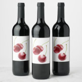 さくらんぼ ワインラベル (ボトル)