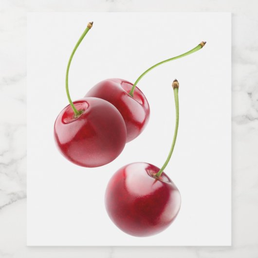 さくらんぼ ワインラベル (シングルラベル)