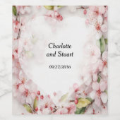 さくらんぼ ワインラベル (シングルラベル)