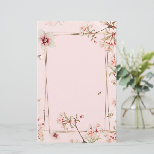 さくらんぼ 便箋 (スタンド正面)