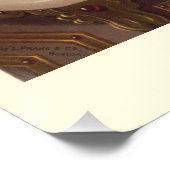 さくらんぼ、桃、ブドウの静止寿命 ポスター (コーナー)