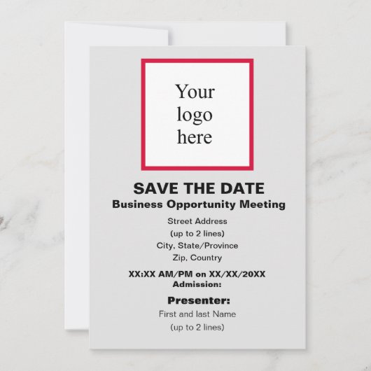 さくらんぼ/白/長いグレーバス開くMtgロゴ セーブザデート (正面)