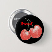 さくらんぼ 缶バッジ (正面&裏面)