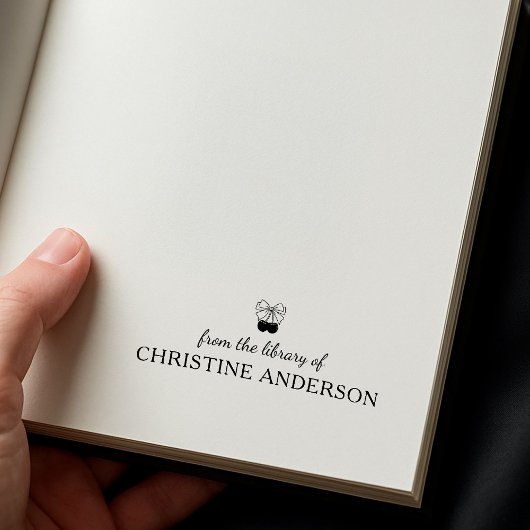 さくらんぼ | 自分で作る | 図書室から ラバースタンプ