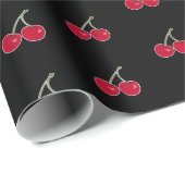 さくらんぼ、赤さくらんぼ ラッピングペーパー (ロールコーナー)