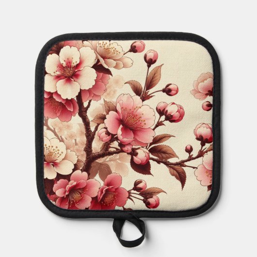 さくらんぼ 鍋敷き (正面)