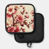 さくらんぼ 鍋敷き (正面/裏面)