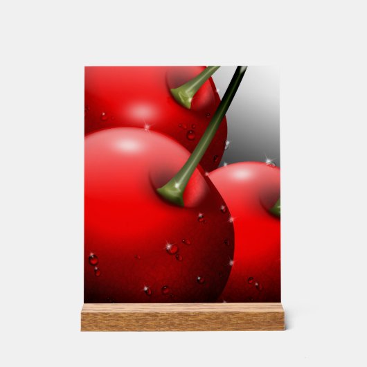 さくらんぼ（露） アクリルサイン (正面)