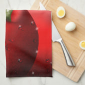 さくらんぼ（露） キッチンタオル (四つ折り)