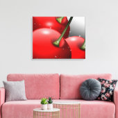 さくらんぼ（露） キャンバスプリント (インサイチュ (リビング))