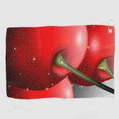 さくらんぼ（露） ゴルフタオル (横)